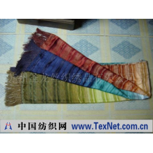 苏州圣龙丝织绣品有限公司 -丝棉假纱围巾（手绘）